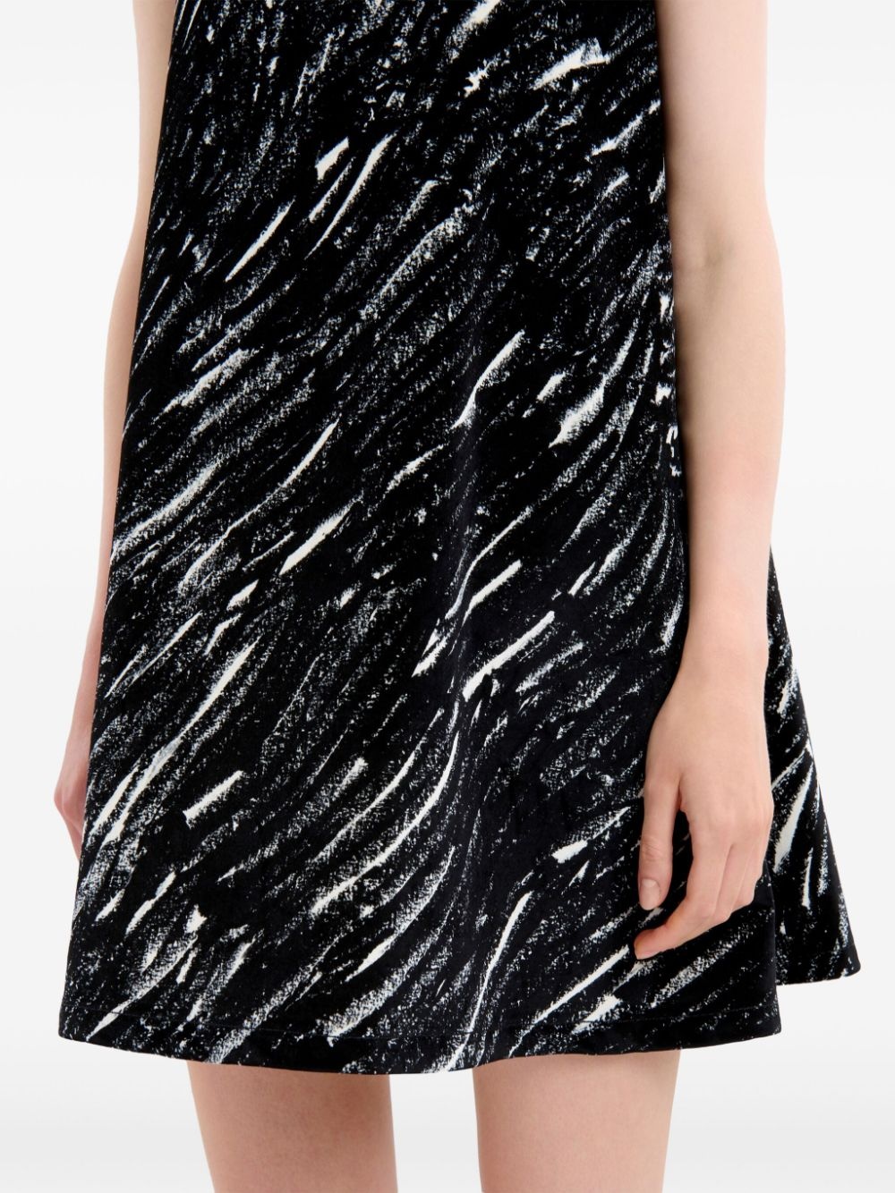abstract mini dress - 6