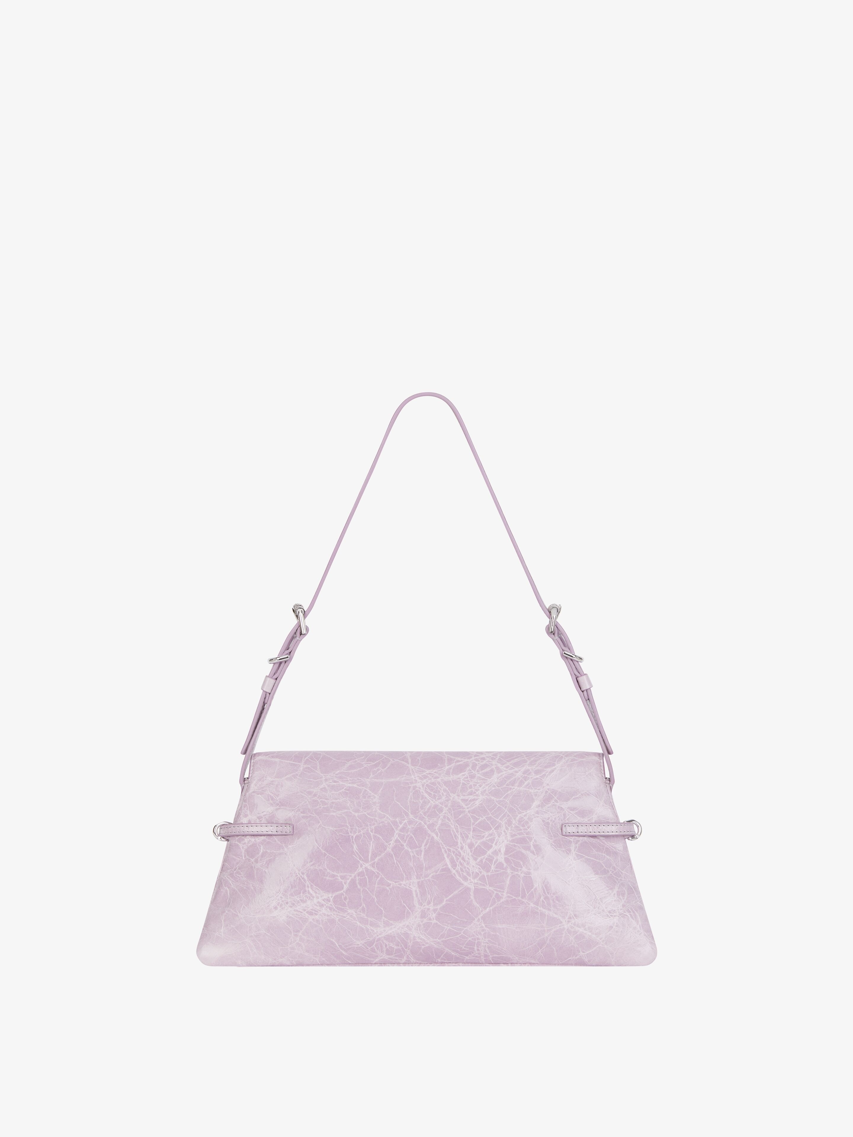 SMALL P'TIT VOYOU BAG IN CRACKLED PATENT LEATHER - 4