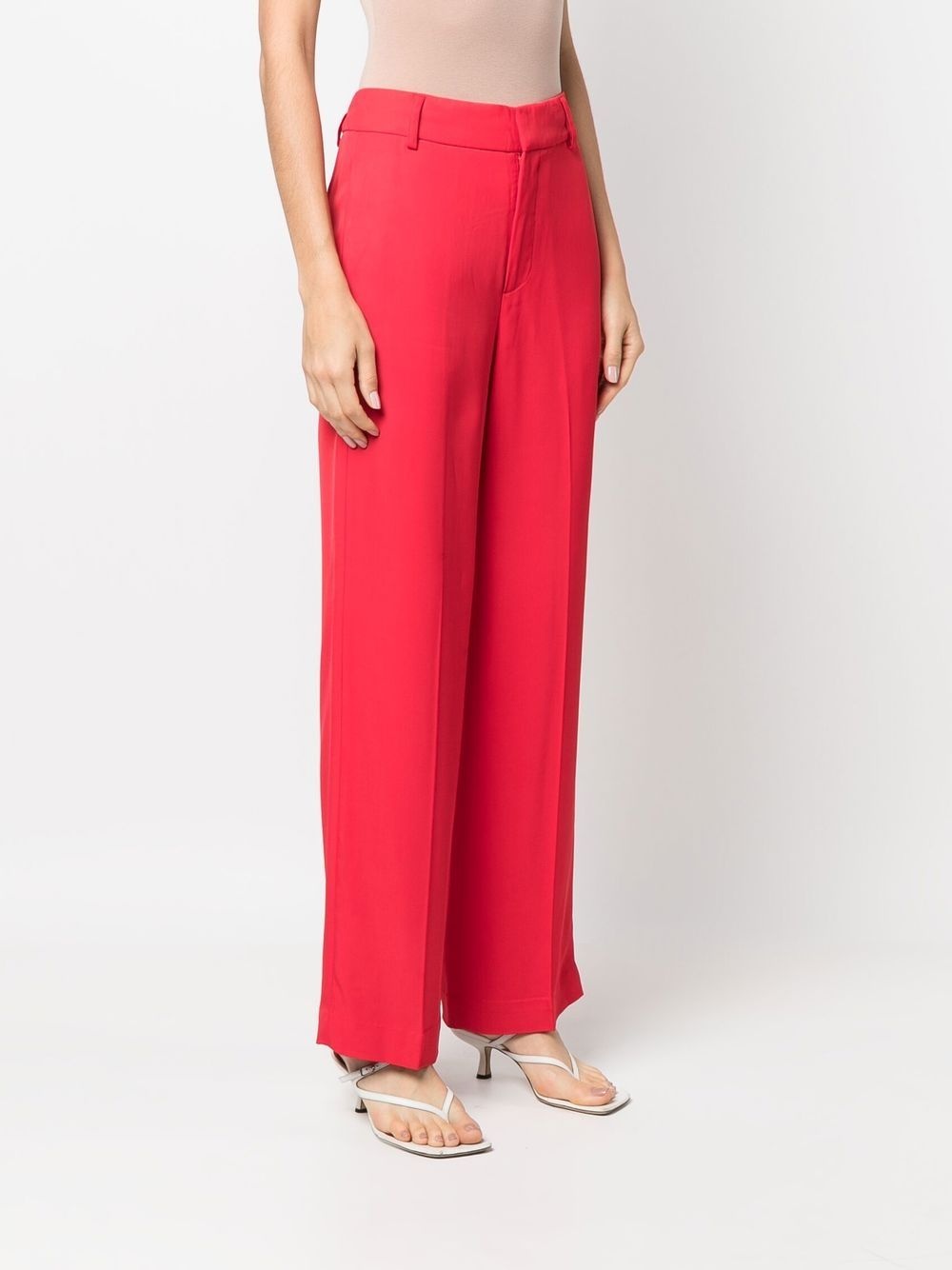 straight-leg cut trousers - 3