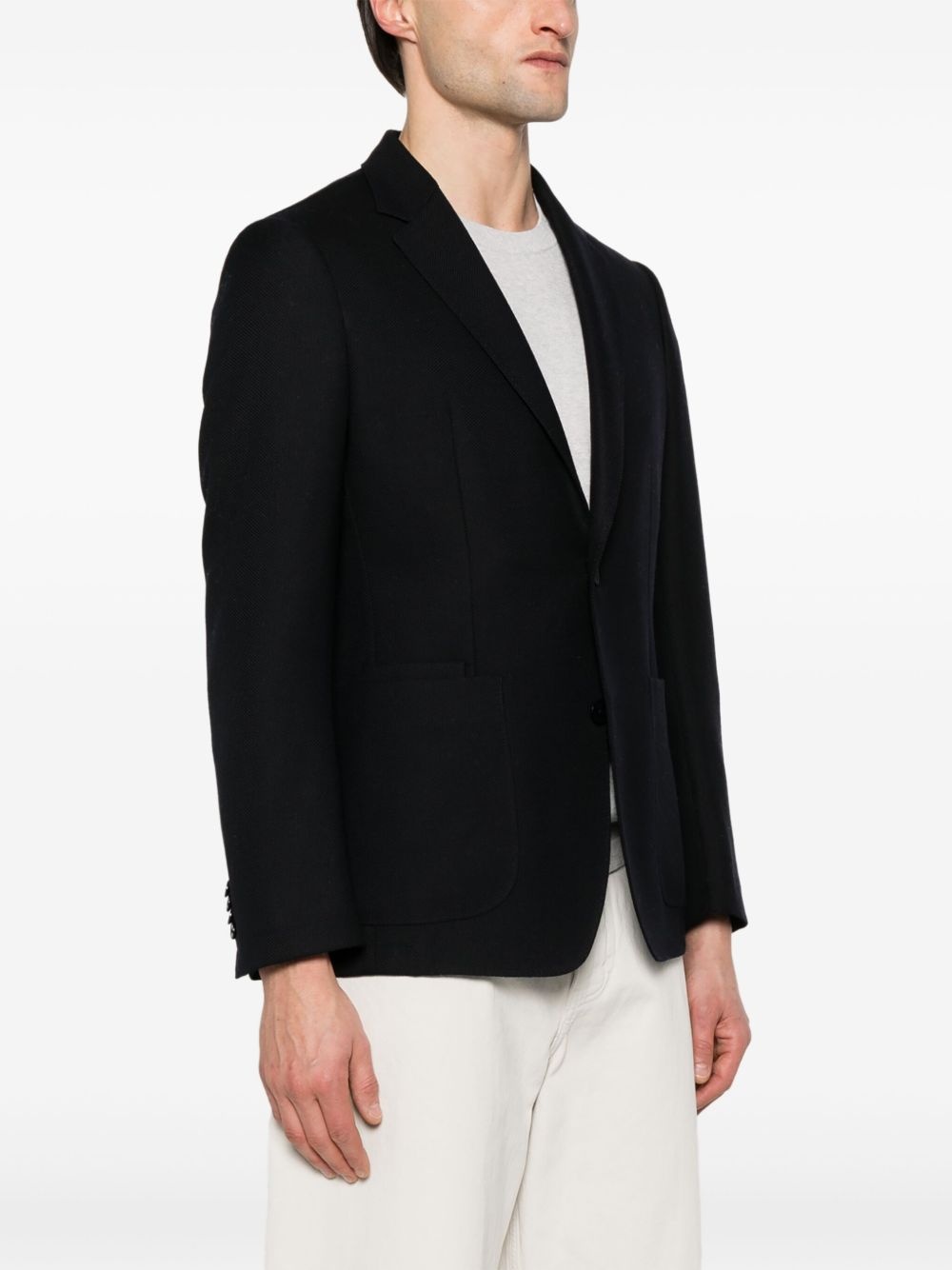 wool blazer - 3