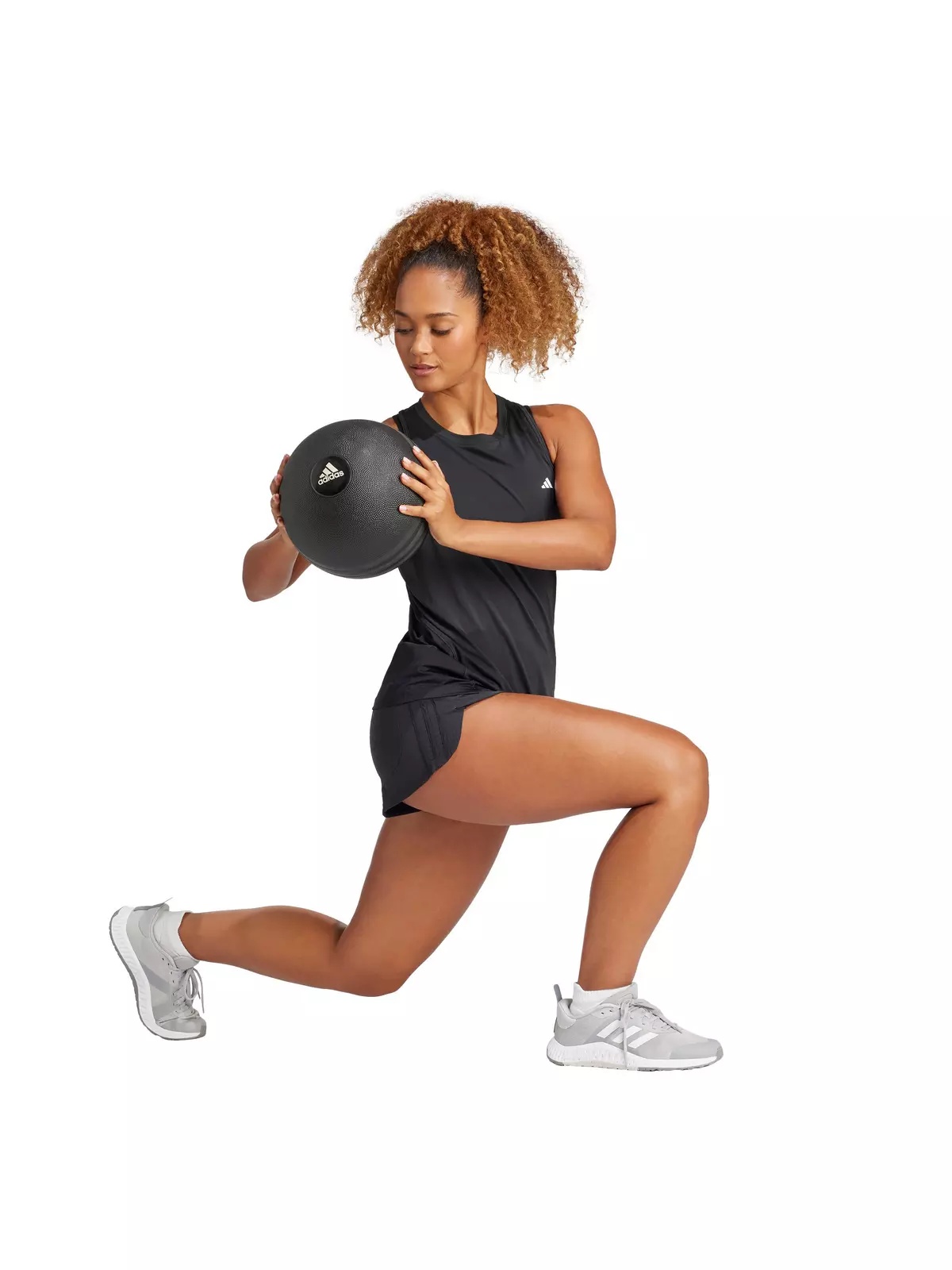 Women's Designed for Training Tee Tank Top-Black - 5