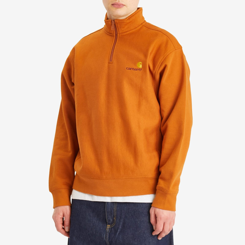 Carhartt Carhartt WIP Half Zip American Script Sweat outlook