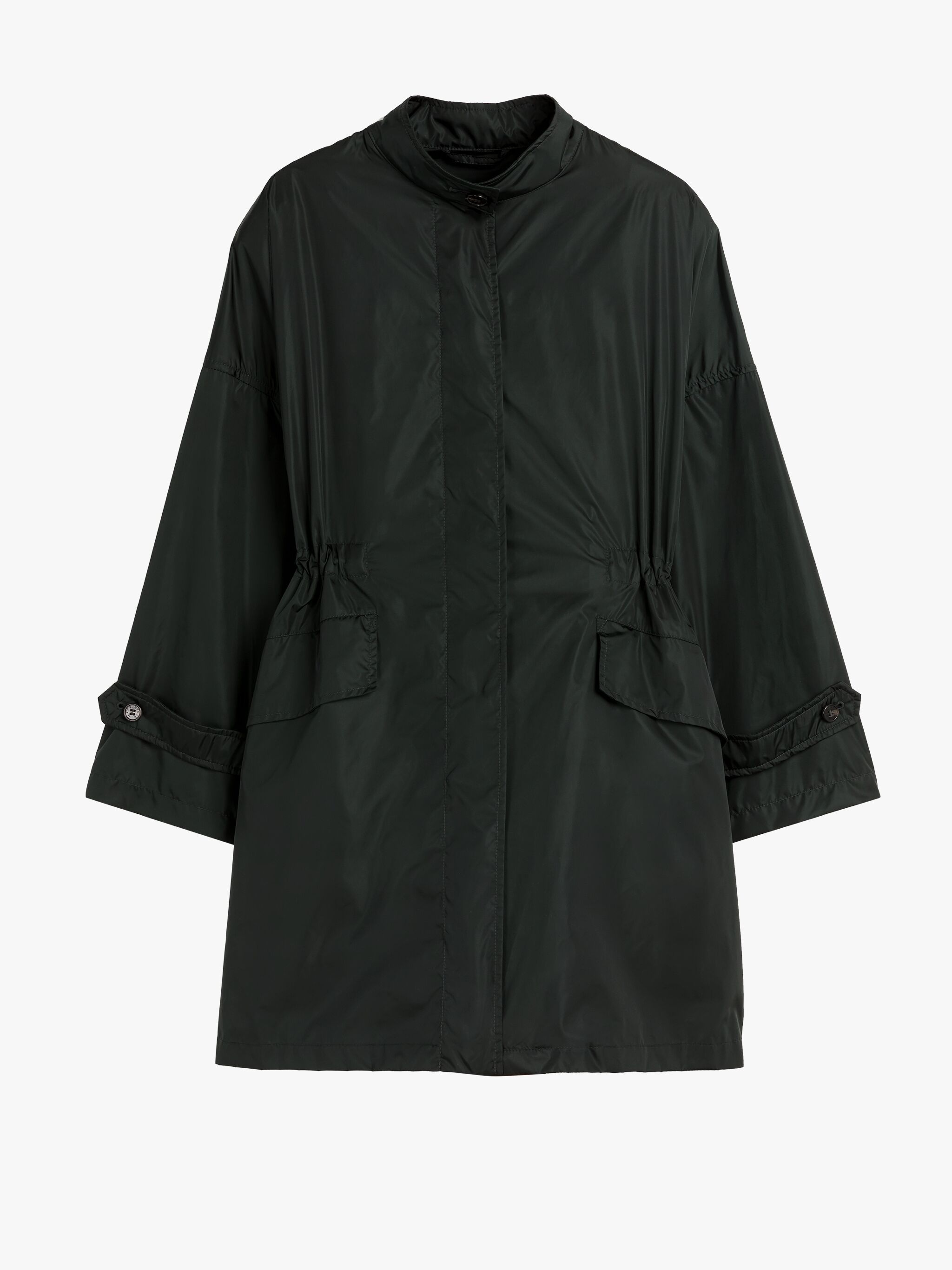 HUMBIE GREEN NYLON PACKABLE PARKA - 6