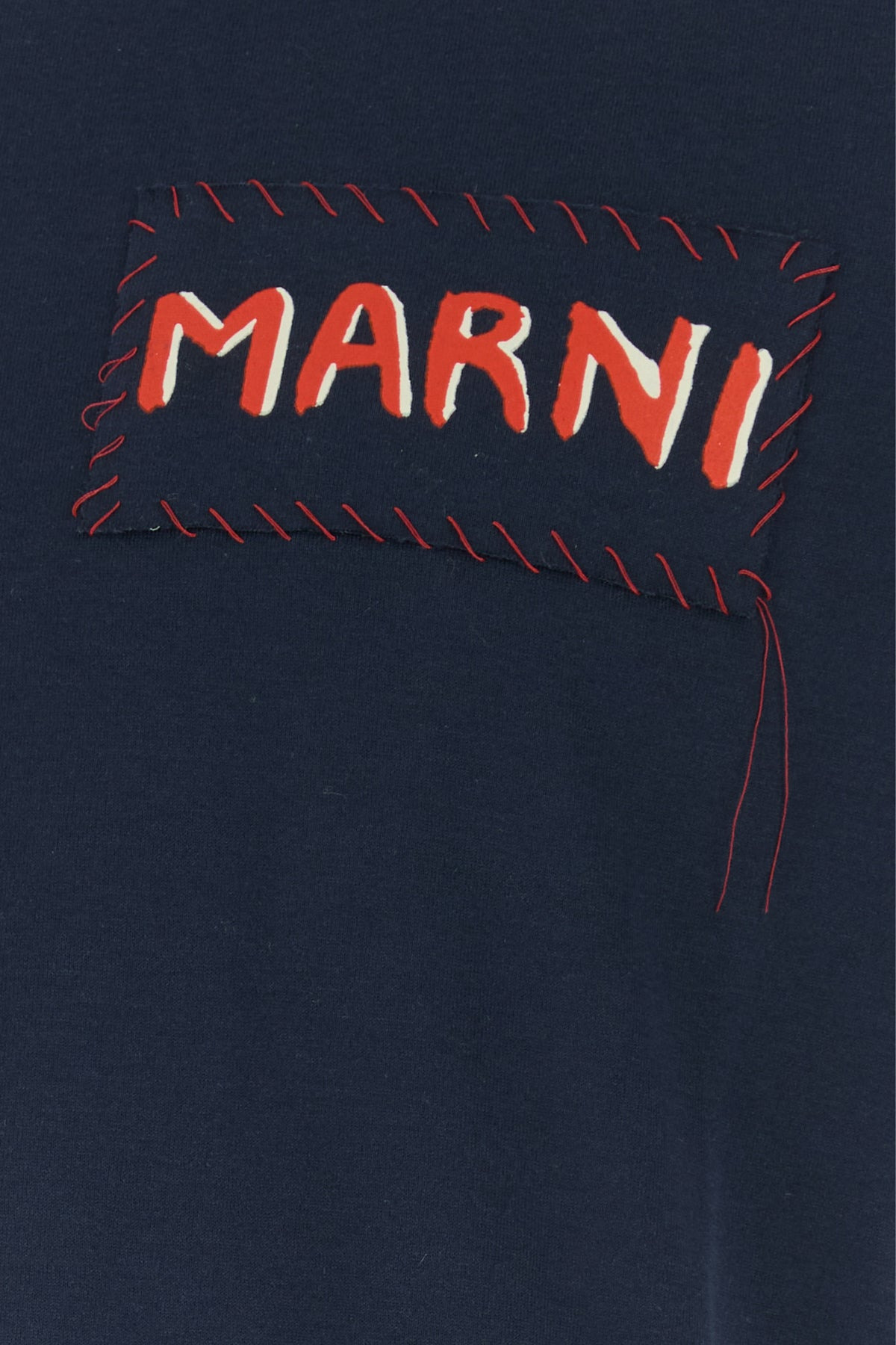 Navy blue jersey t-shirt - 3