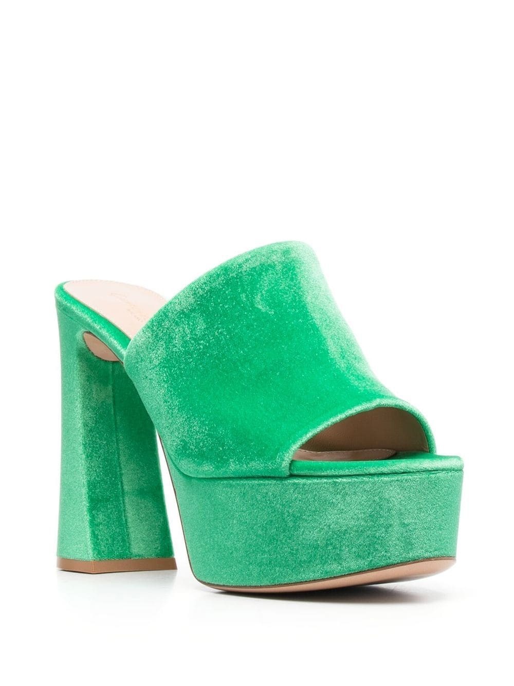 Holly 70mm chenille mules - 2