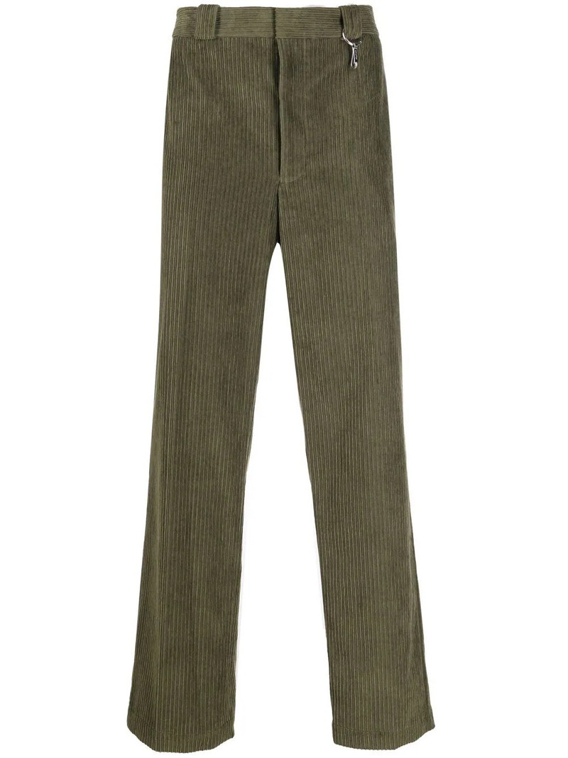 corduroy straight-leg trousers 1