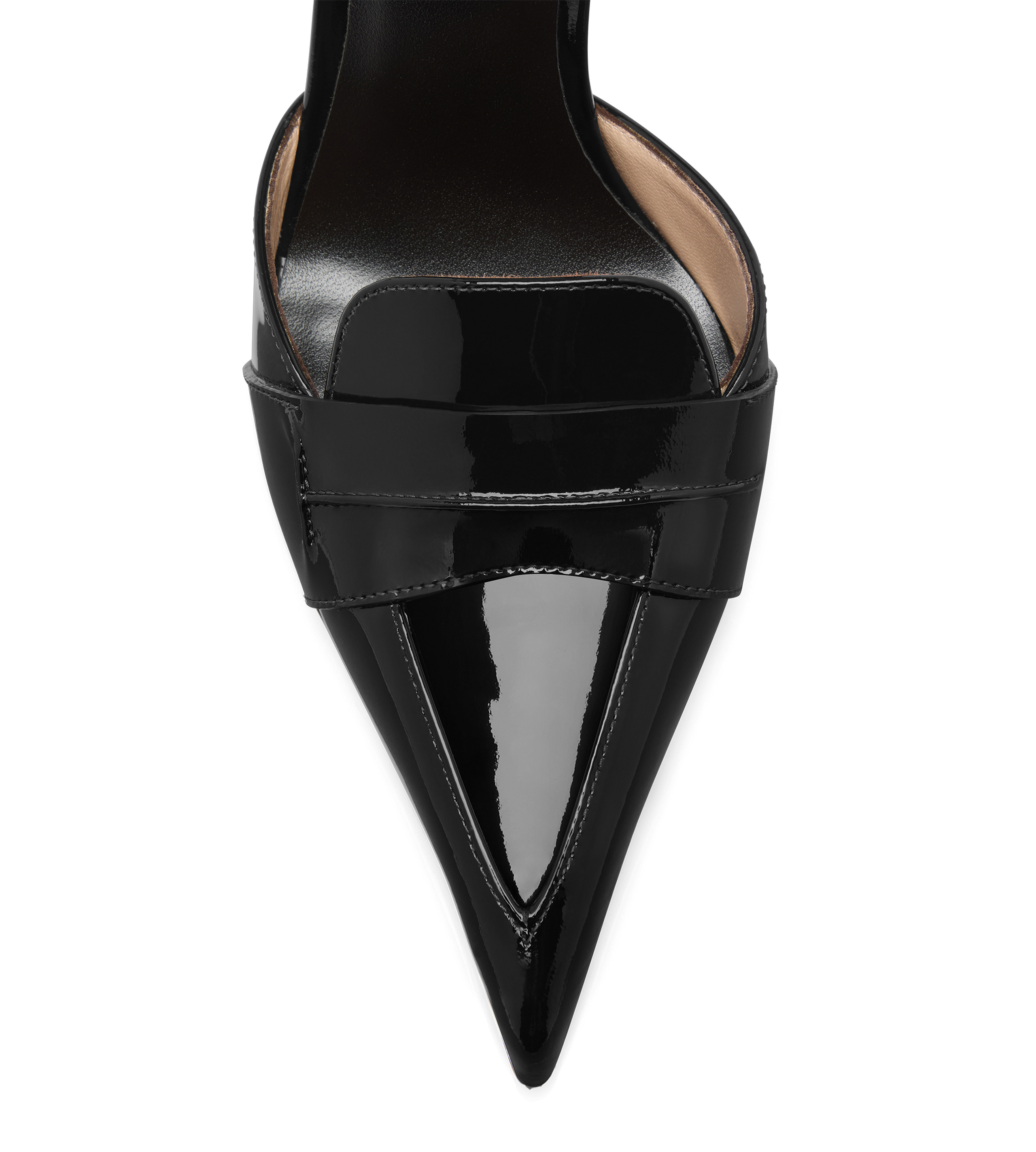 PATENT LEATHER EVA D'ORSAY PUMP - 5