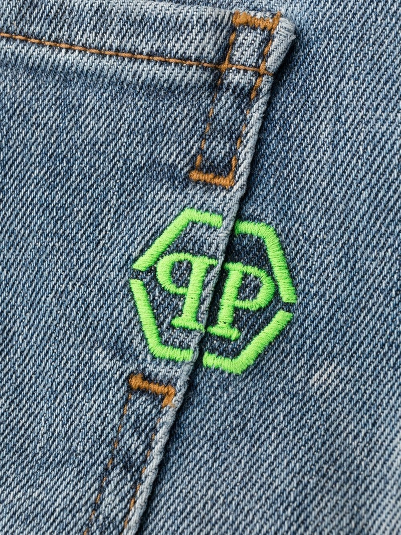 Hexagon straight-cut jeans 6
