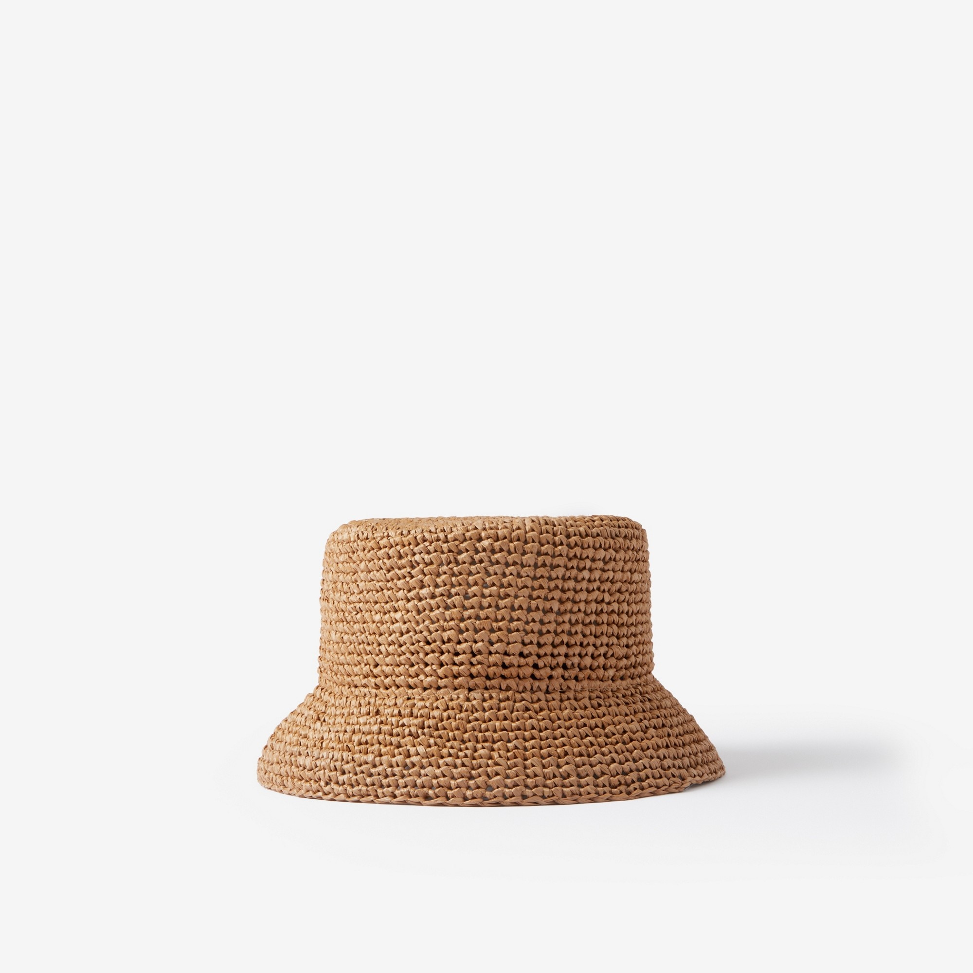 Monogram Motif Raffia-effect Bucket Hat - 3