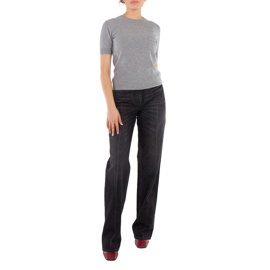 Versace Medusa 95 Cashmere-Blend Knit T-Shirt - 4