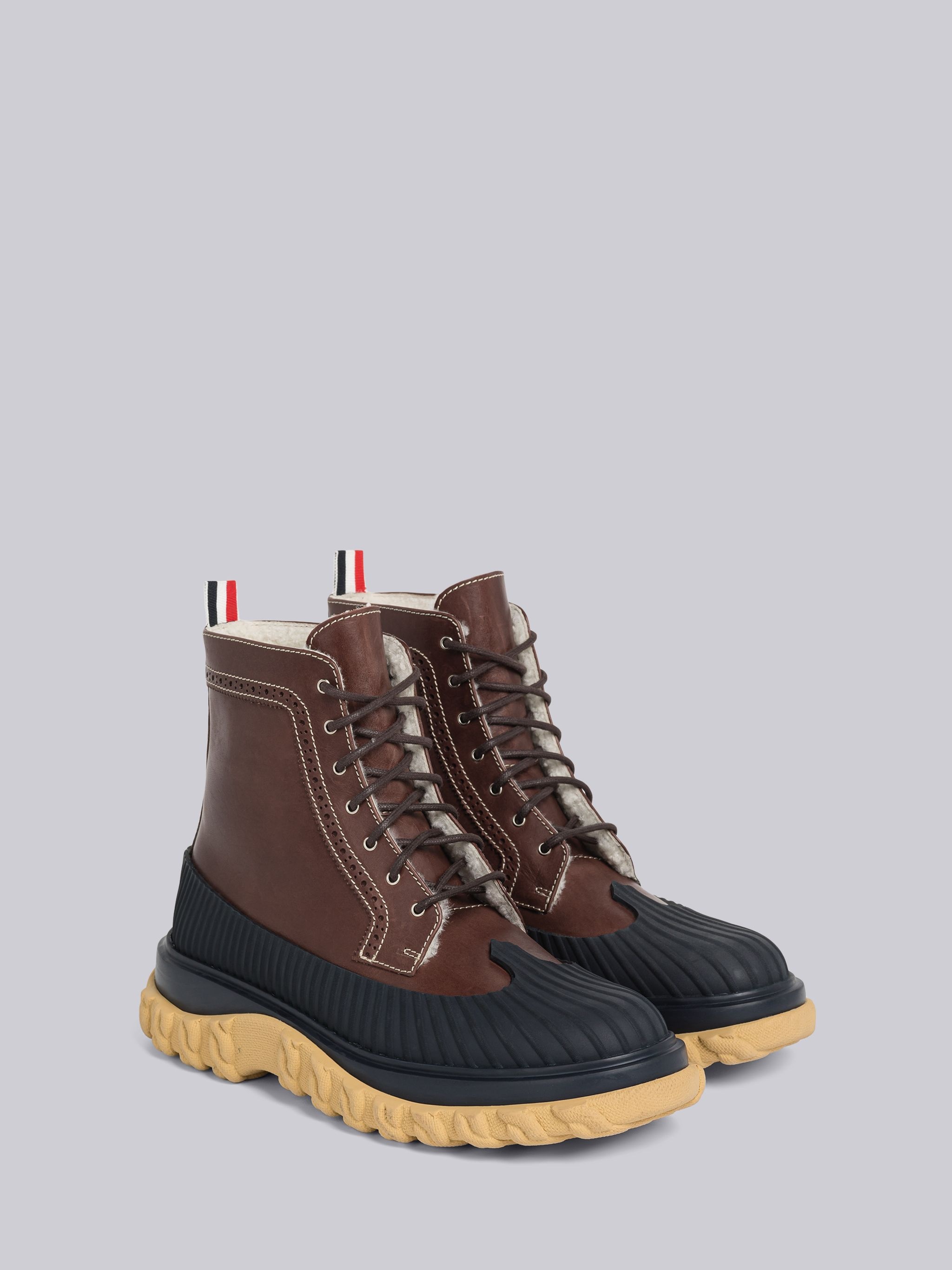 Smooth Calf Shearling Lined Longwing Duck Boot - 3