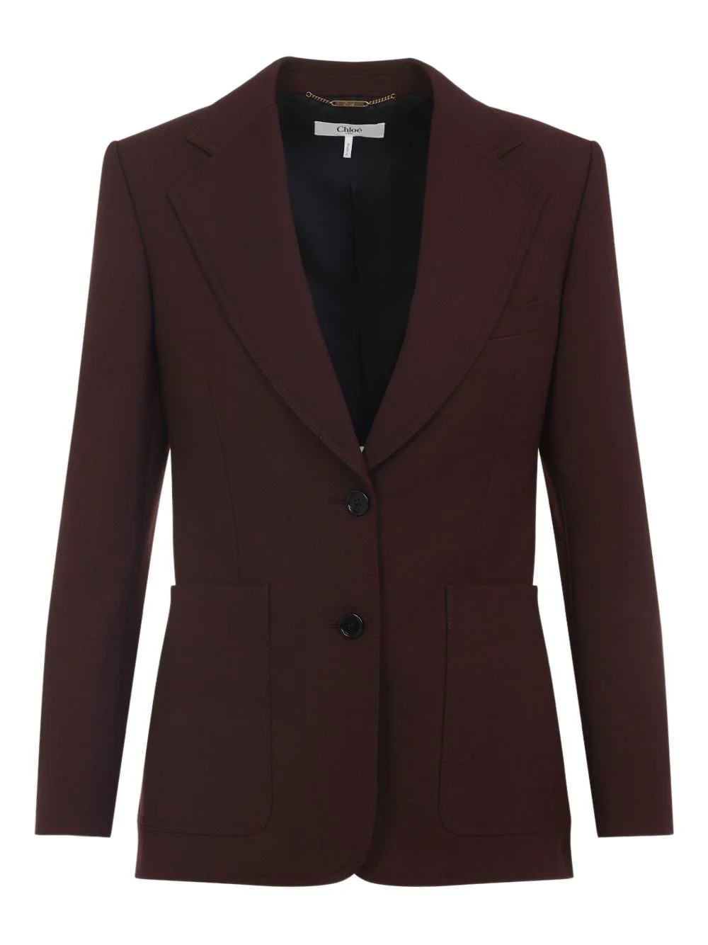 pocket button blazer - 1