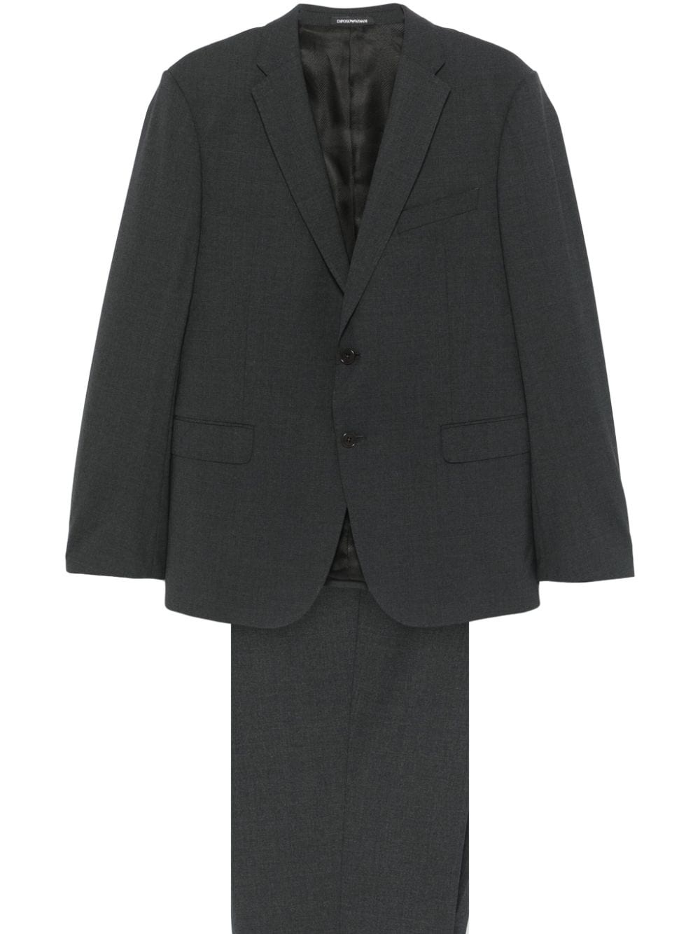 single-breasted slim suit - 1