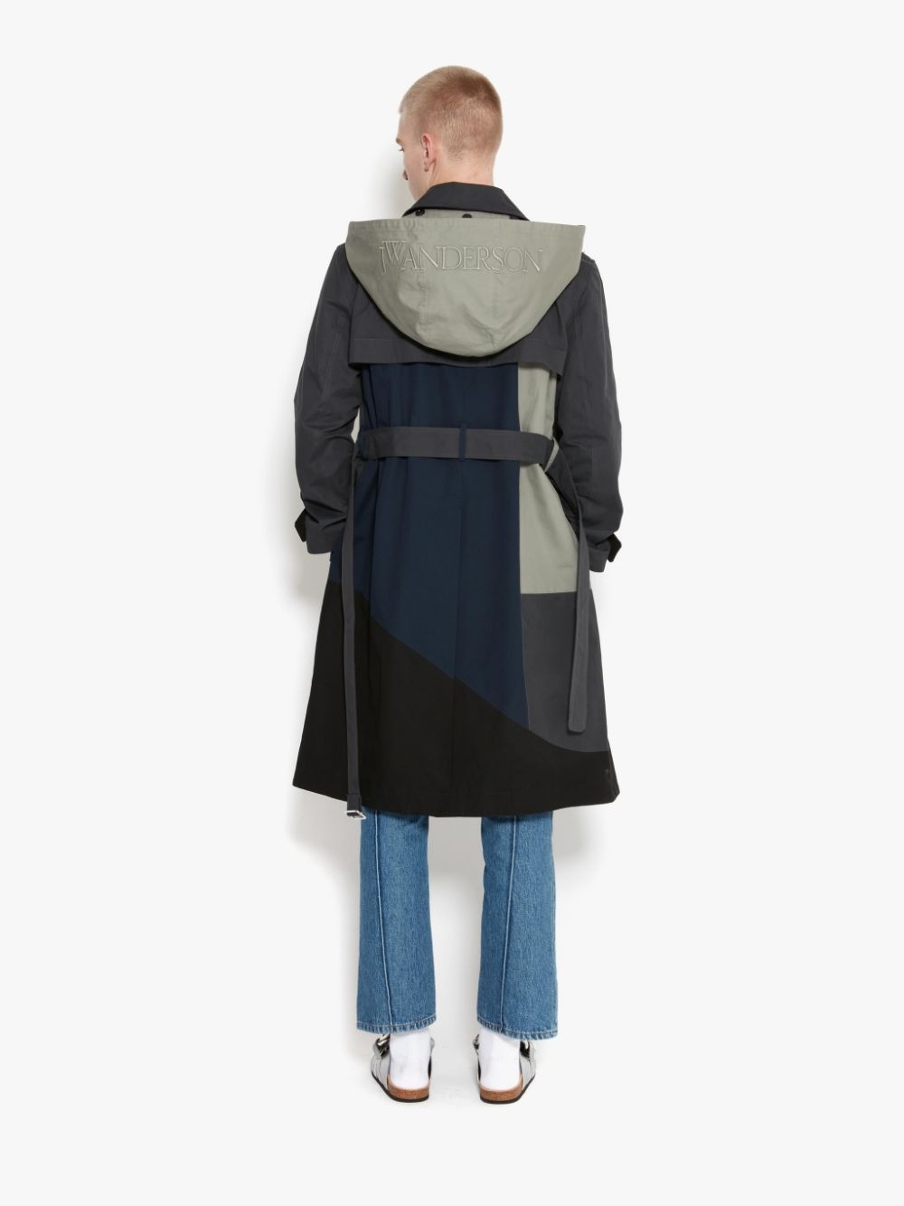 PATCHWORK TRENCH COAT - 4