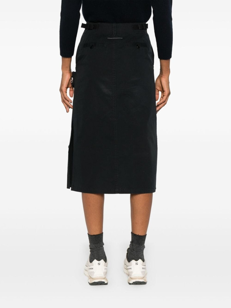 single stitch-logo cargo skirt 4