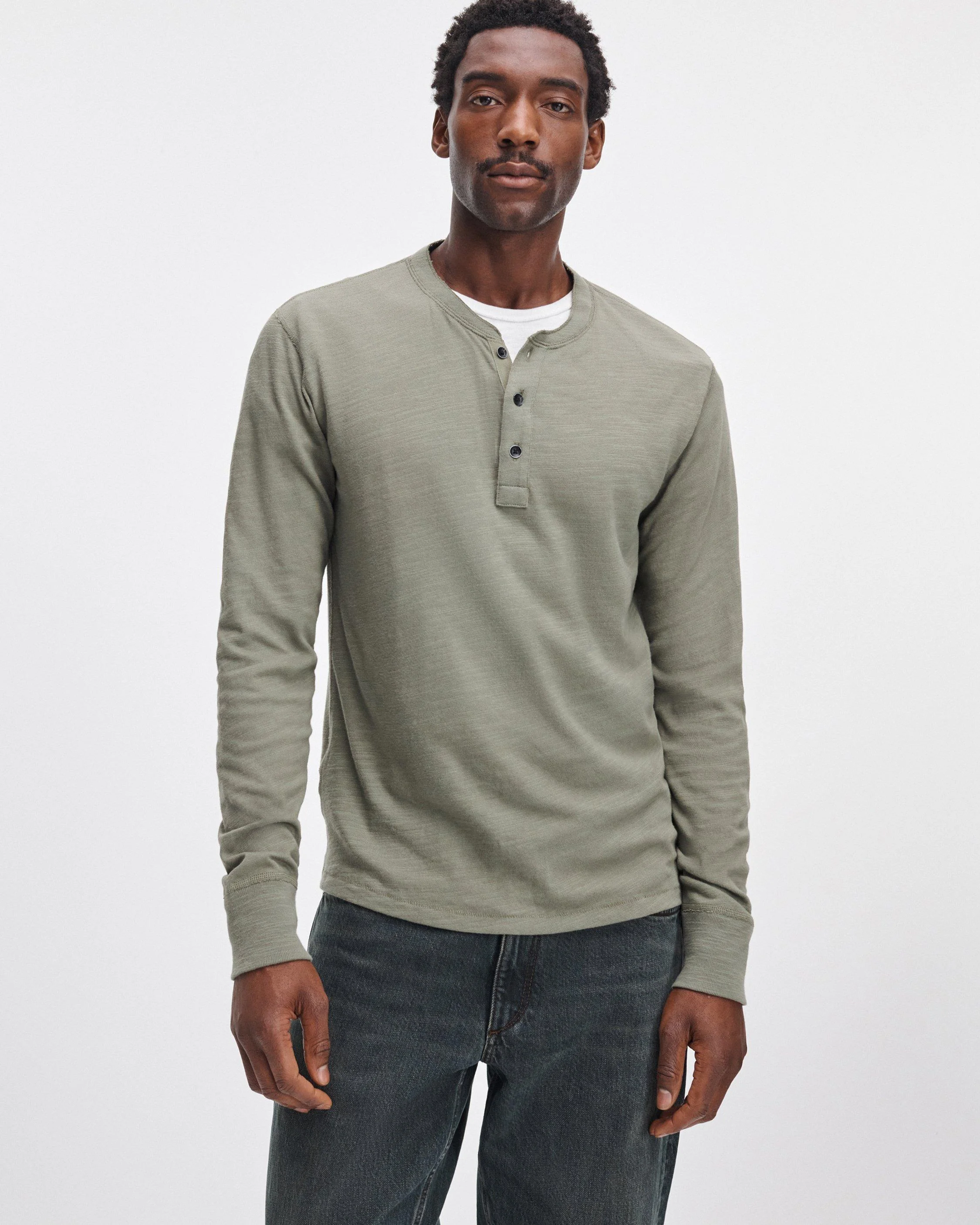 Classic Slub Henley - 1