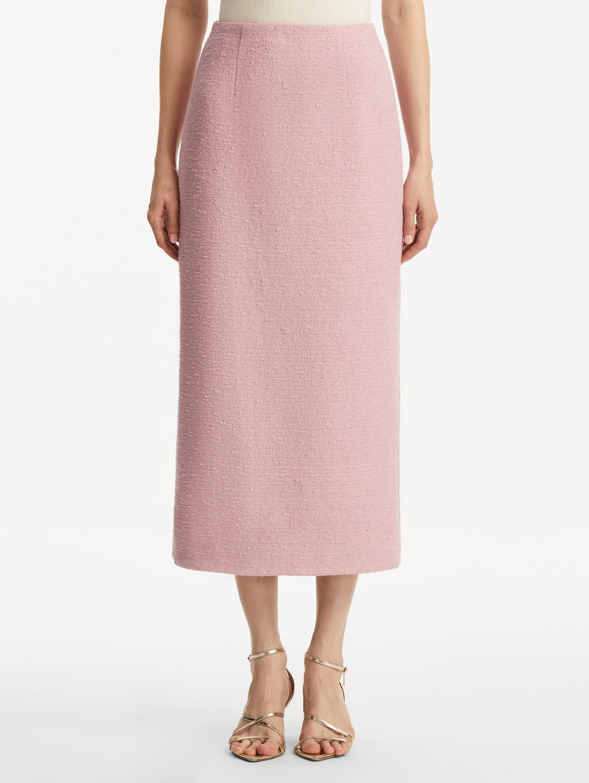 TWEED PENCIL SKIRT - 4