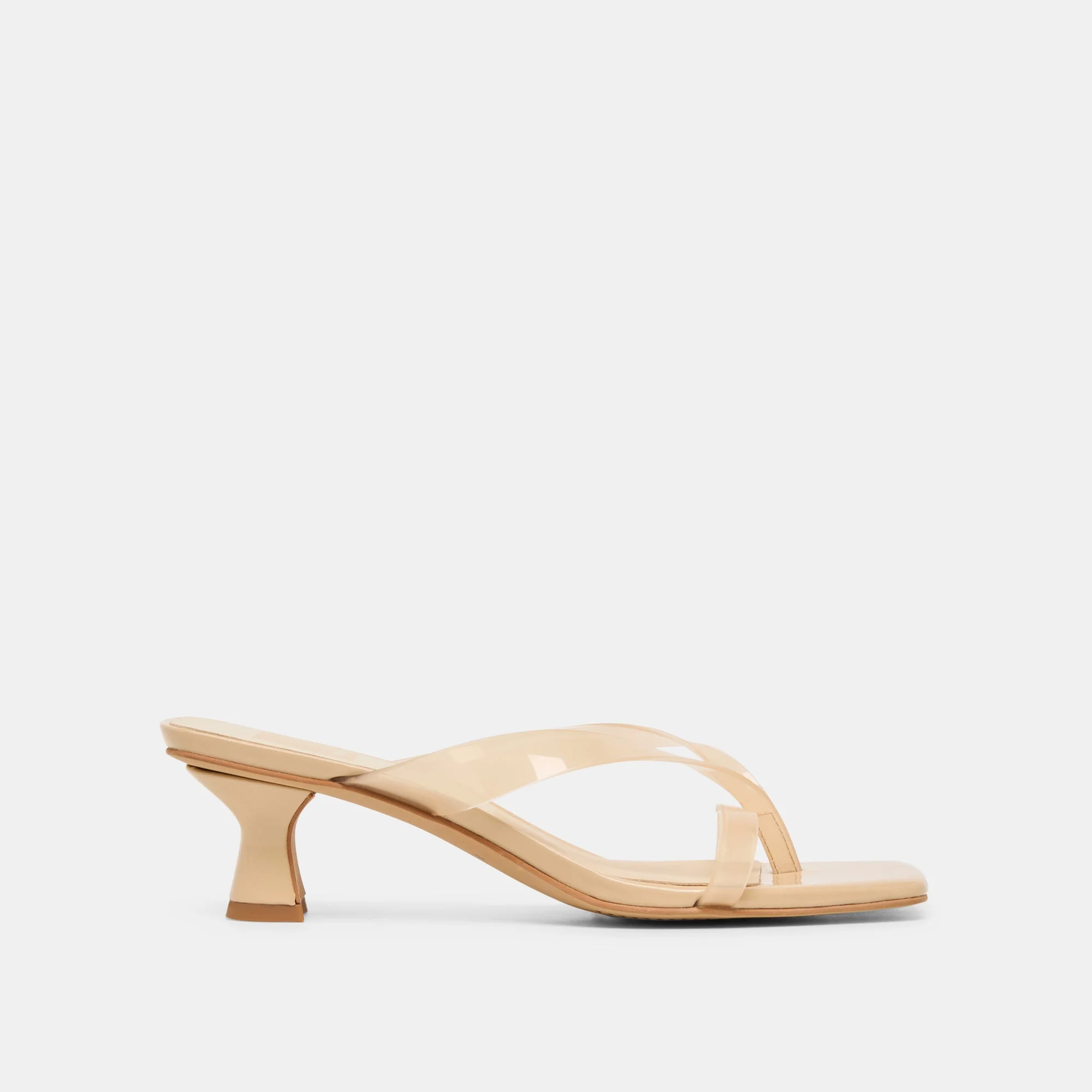 BREVEL VINYL HEELS PRALINE JELLY - 1