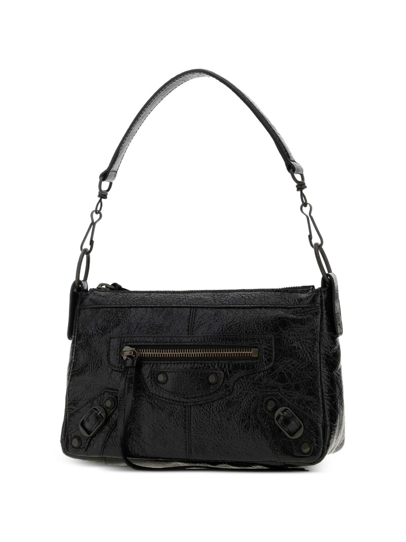 Balenciaga Mini Le City Moto Leather Shoulder Bag 3