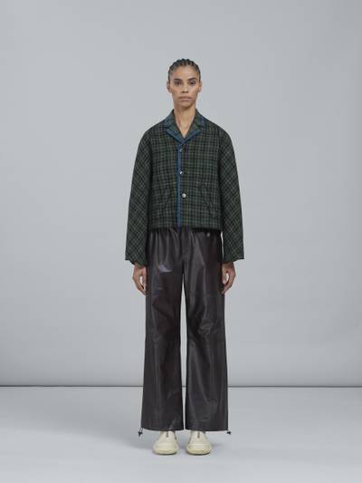 Marni DOUBLE-FACED CHECK WOOL JACKET outlook