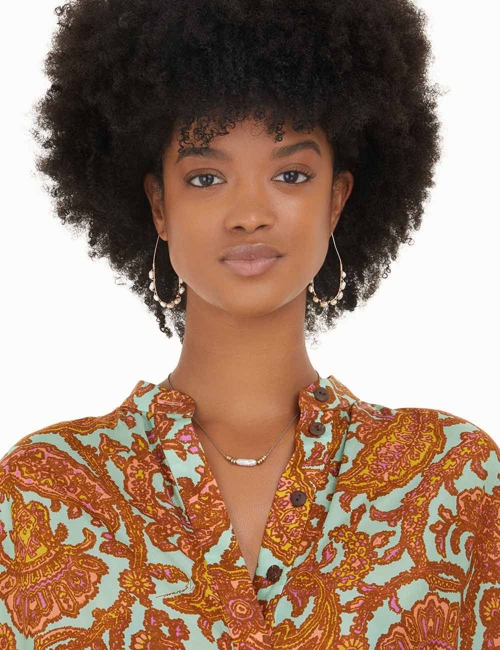 LONG PEARL CORDED NECKLACE - 4