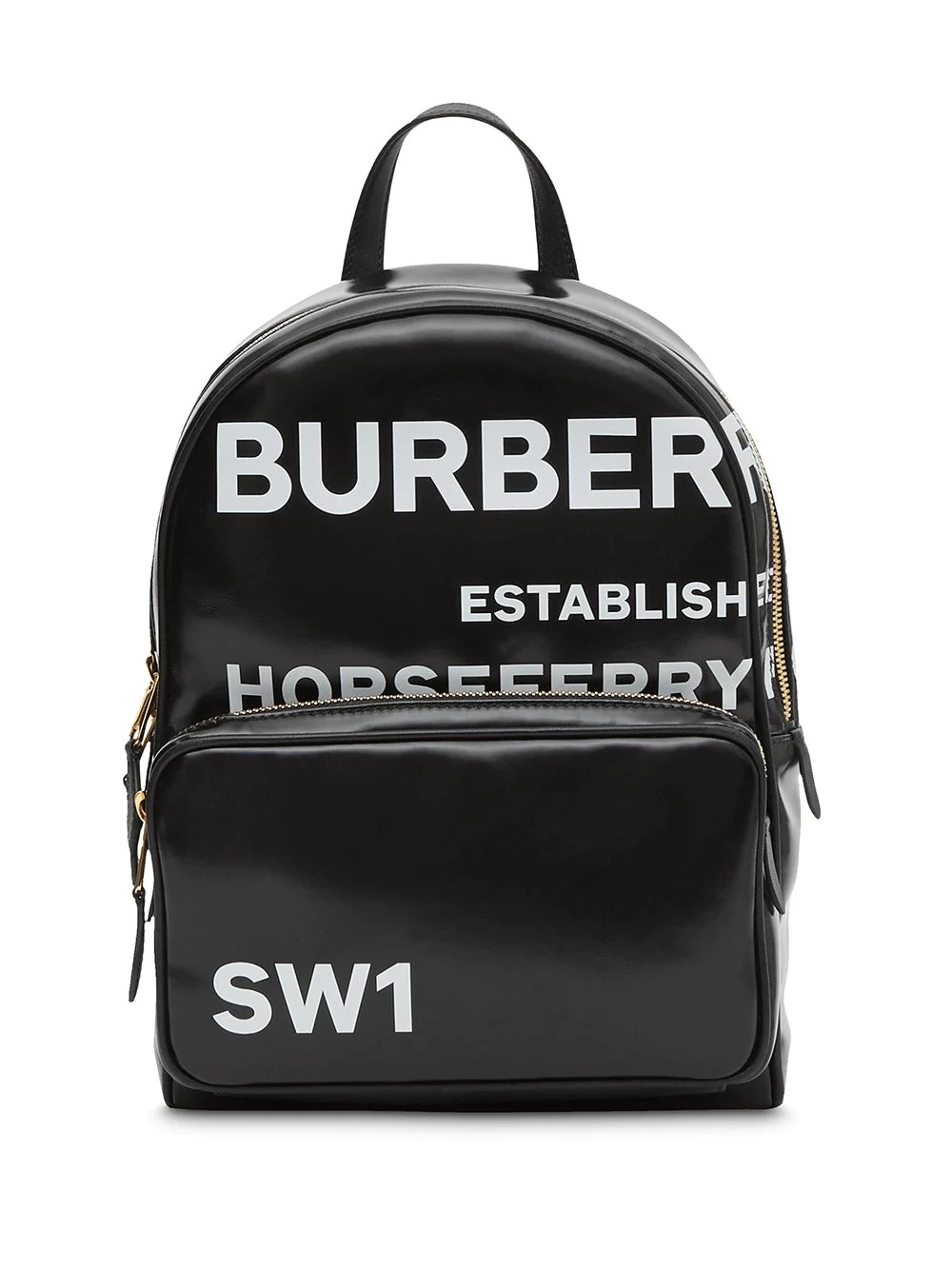 Horseferry print coated-canvas backpack - 1