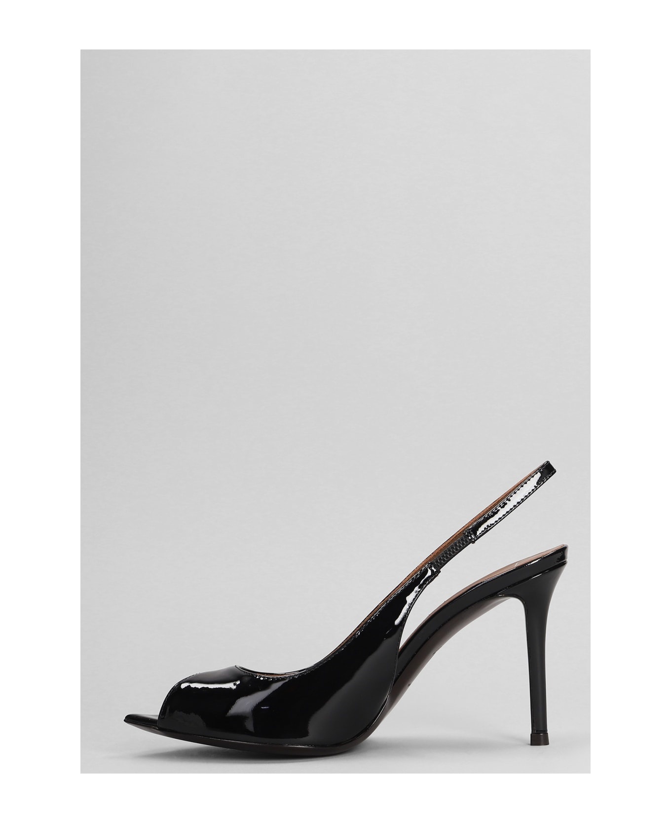 Intriigo Pumps In Black Leather - 3