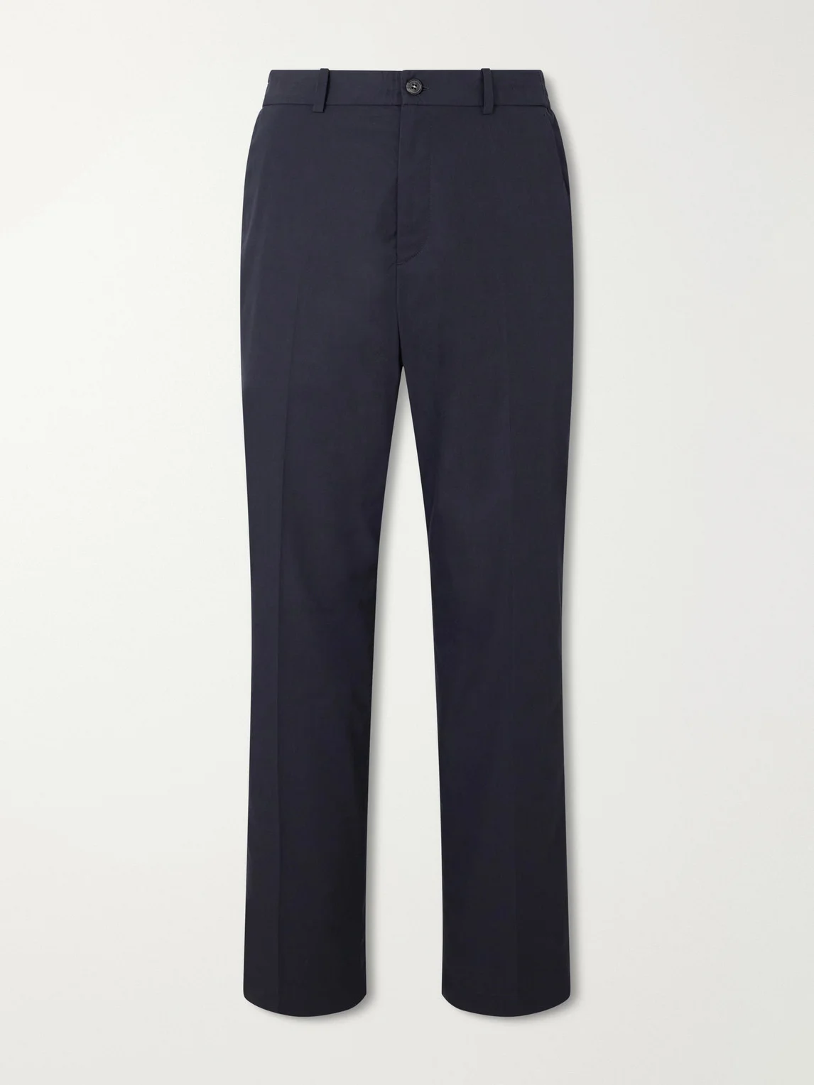 Dylan Straight-Leg Cotton-Poplin Trousers - 1