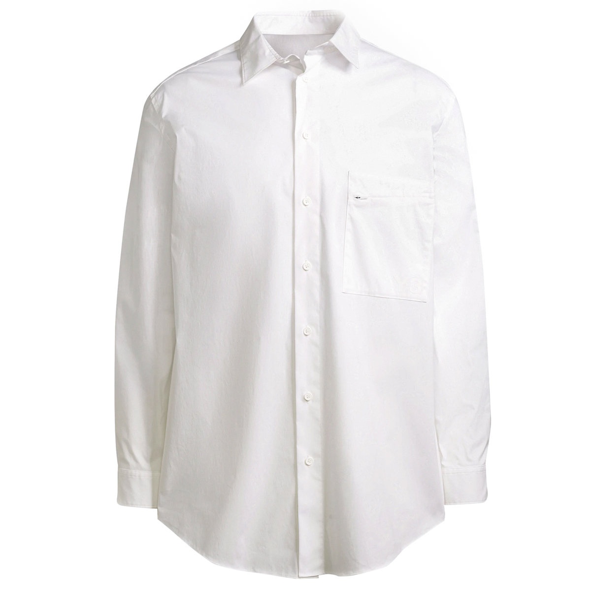 Classic Logo Button-Down Shirt Core White in White - 1