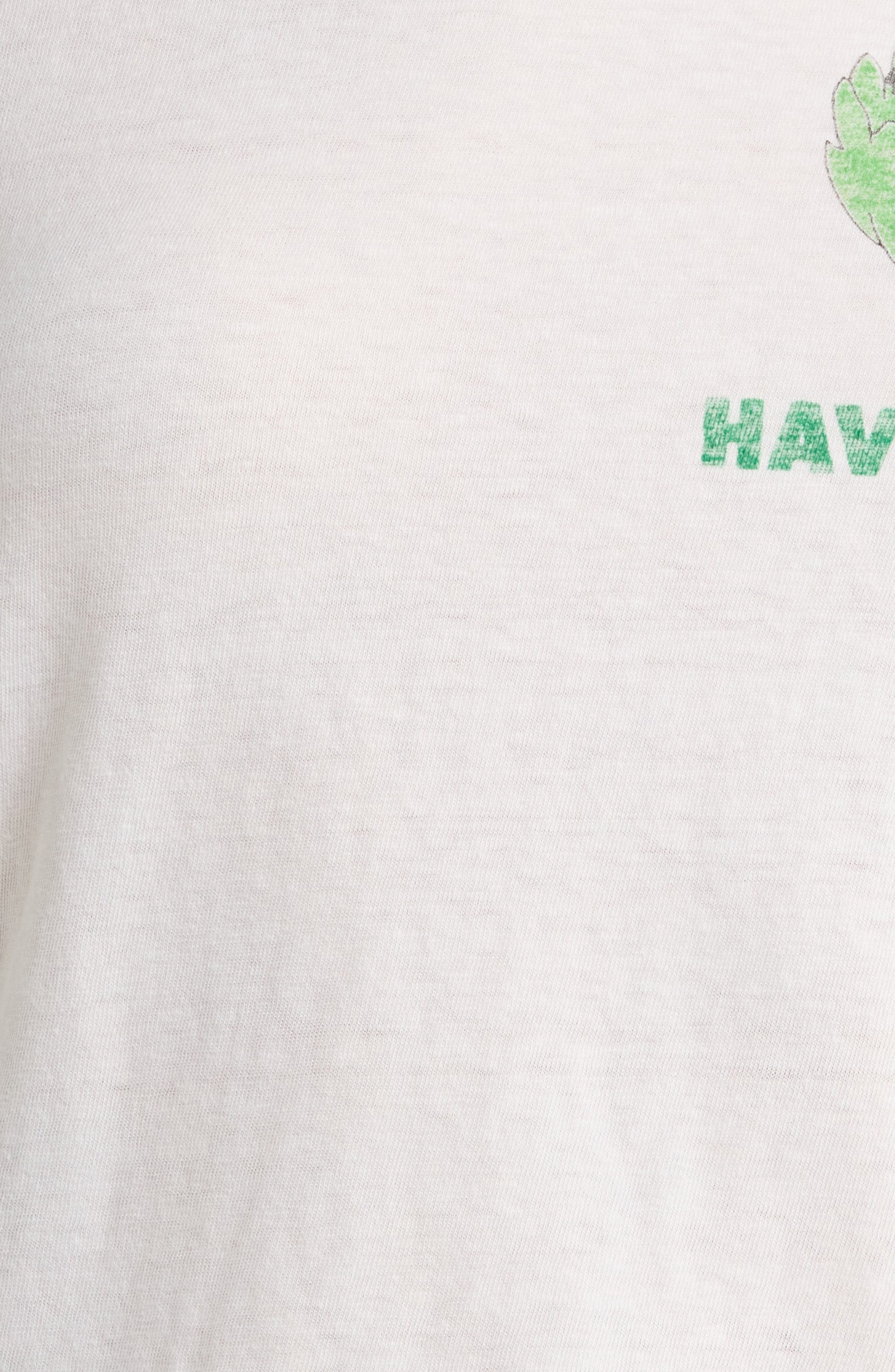Re/Done Artichoke Cotton Graphic T-Shirt in Vintage White at Nordstrom - 6