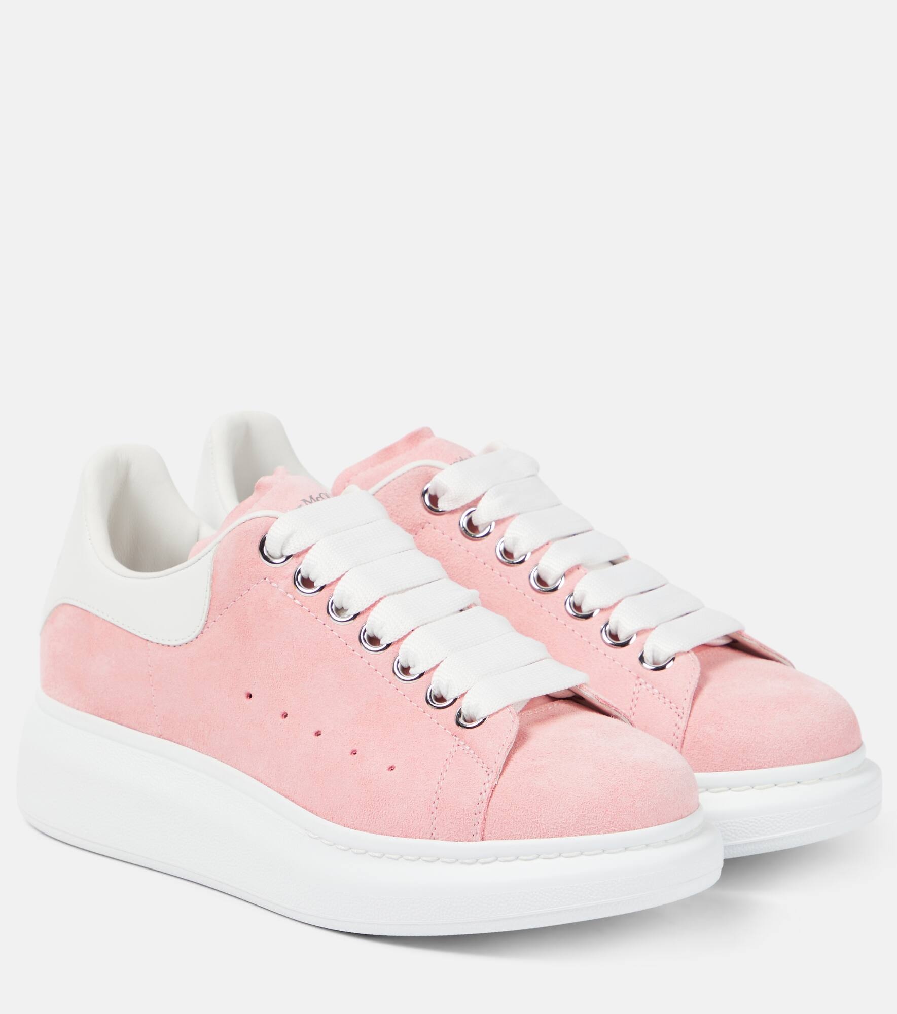 Alexander McQueen Oversized suede sneakers mytheresa REVERSIBLE