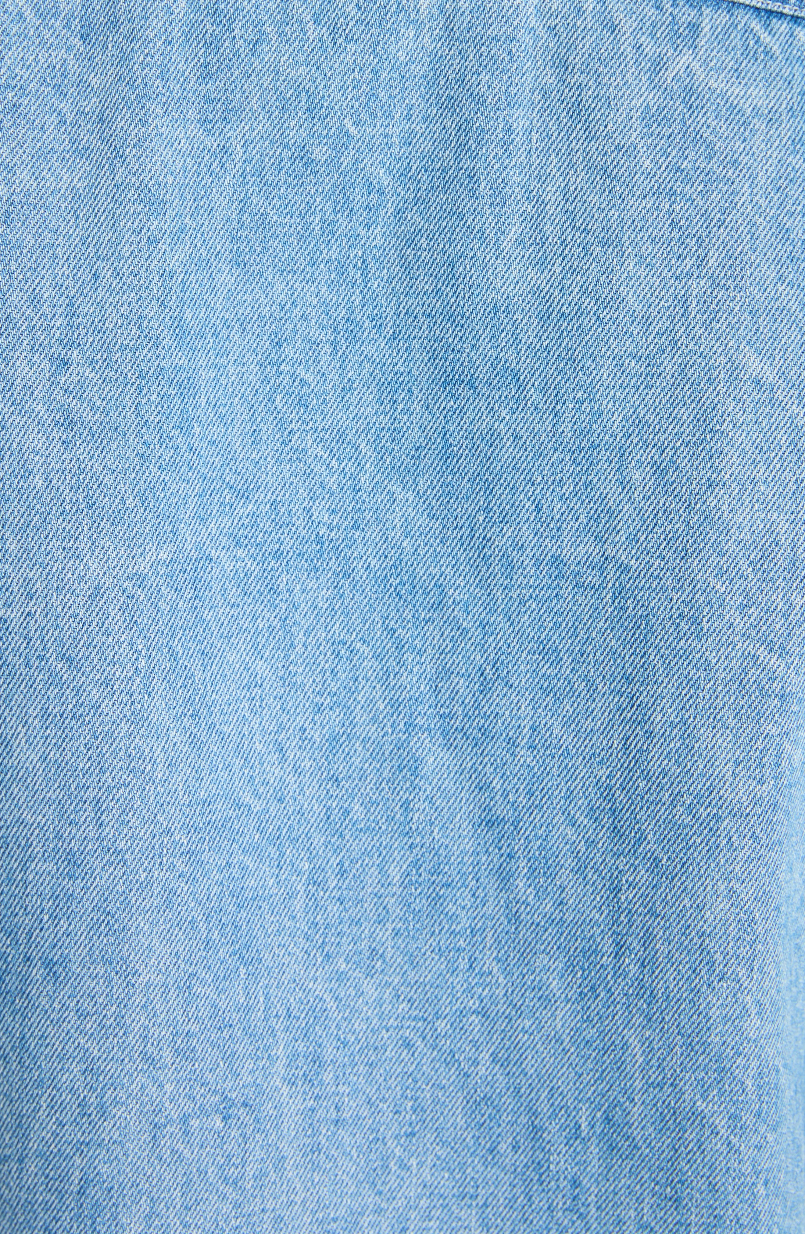TOM FORD Washed Denim Overshirt in Blue at Nordstrom - 6