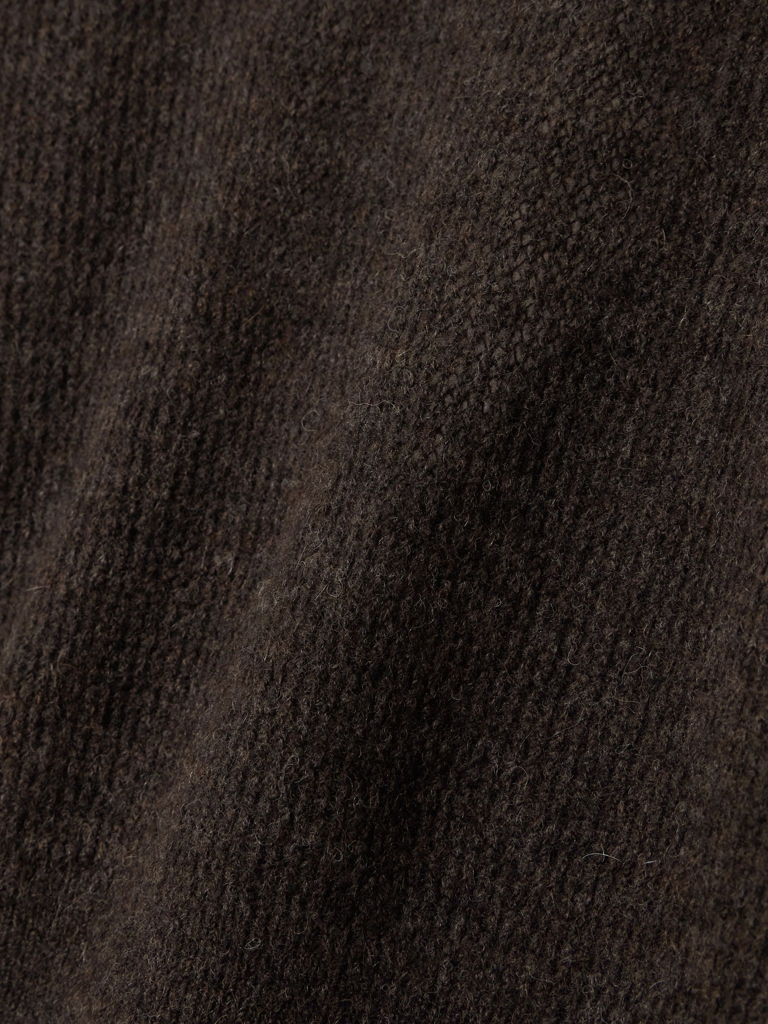 Blair open-back ribbed-knit sweater Brown - 4