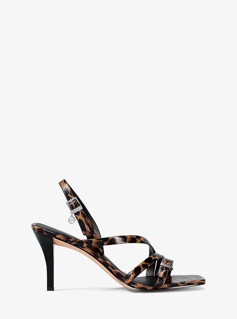 Yvette Leopard Print Sandal - 1
