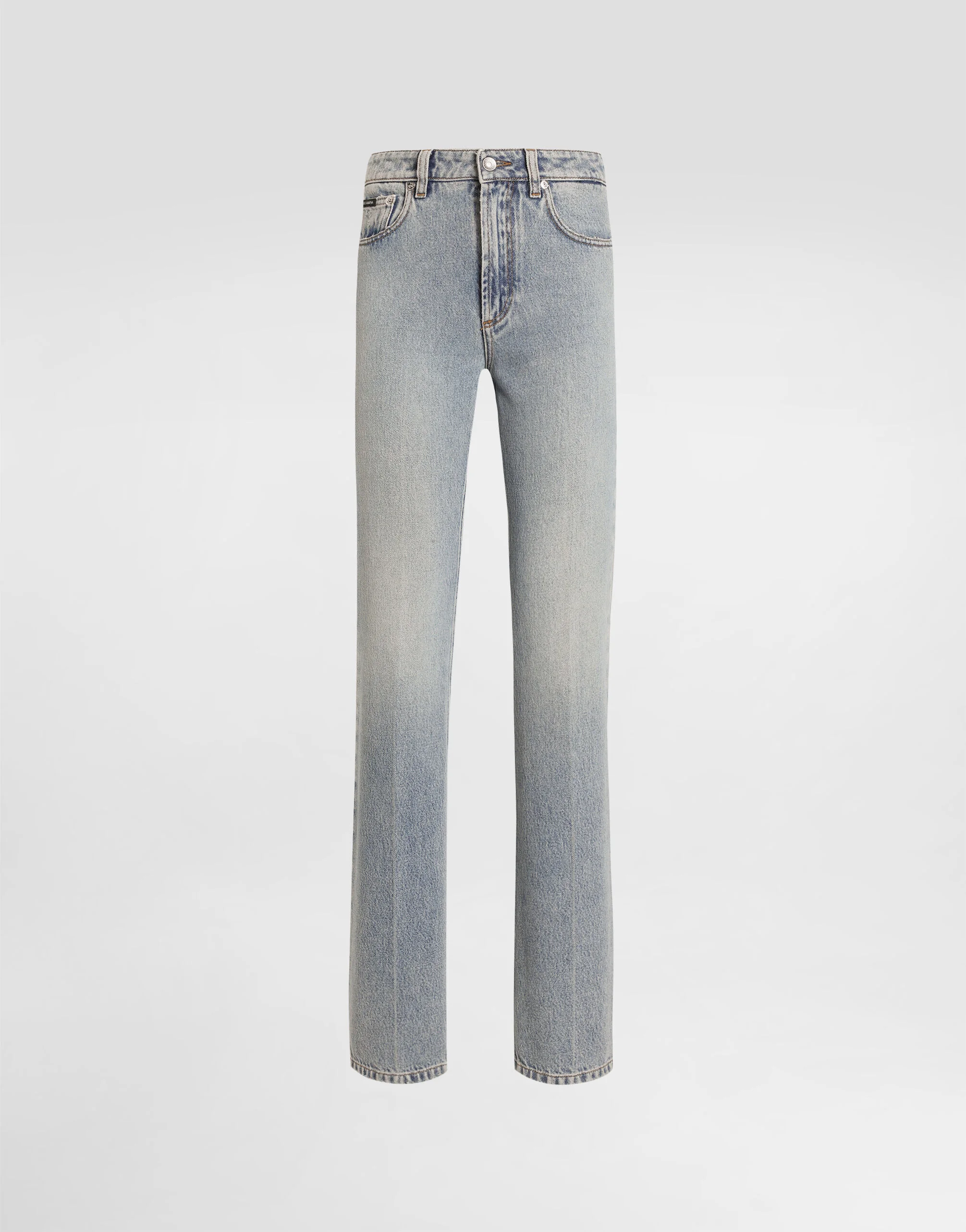 5-pocket denim trousers - 1