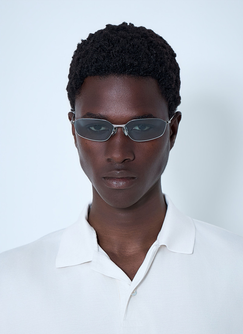 BALENCIAGA Invisible 2.0 Oval Sunglasses outlook