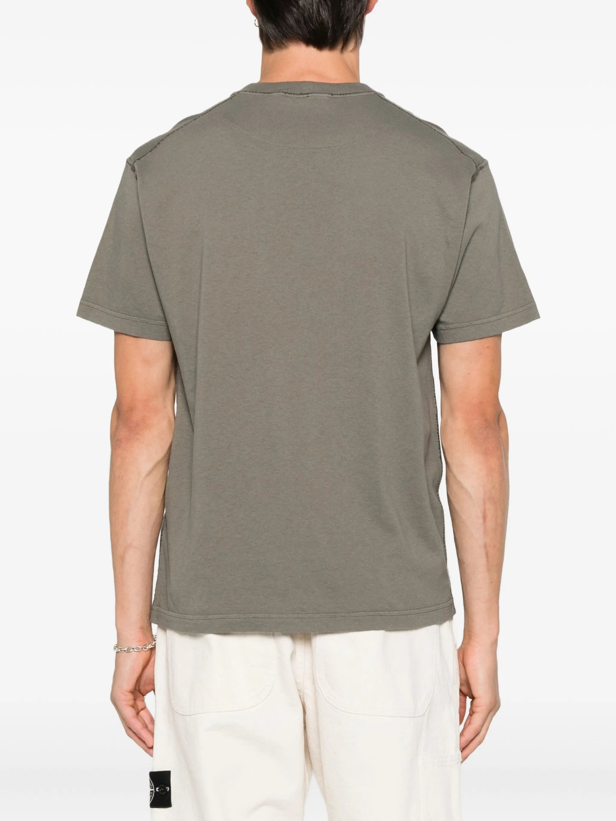 Stone Island Compass-patch Cotton T-shirt - 3
