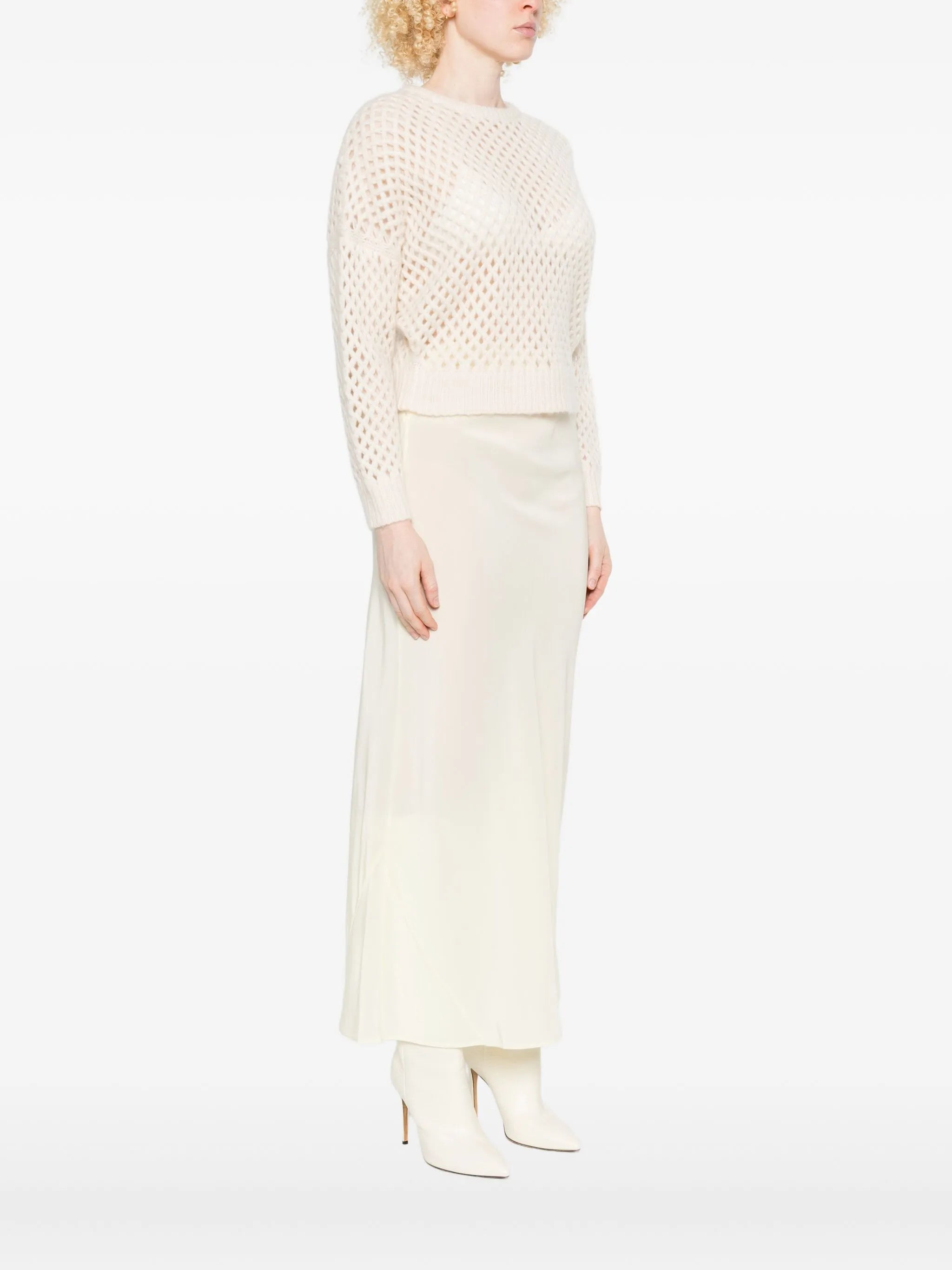 Max Mara Open-knit Long-sleeve Sweater - 2
