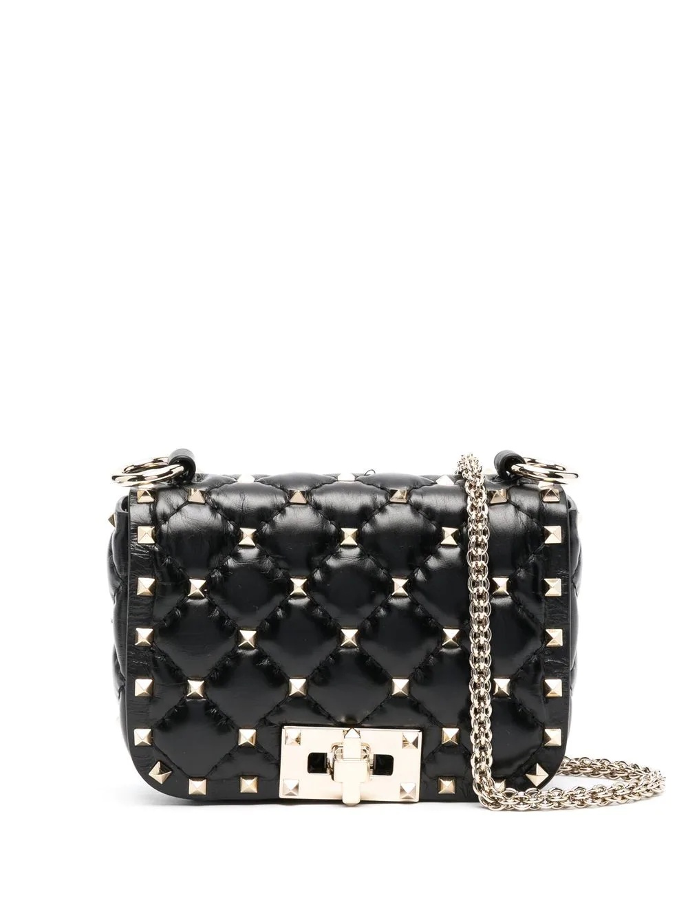 Rock Stud quilted shoulder bag - 1