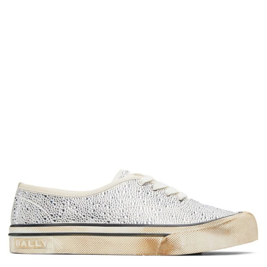Bally Crystal Embellished Lawren Sneakers - 1