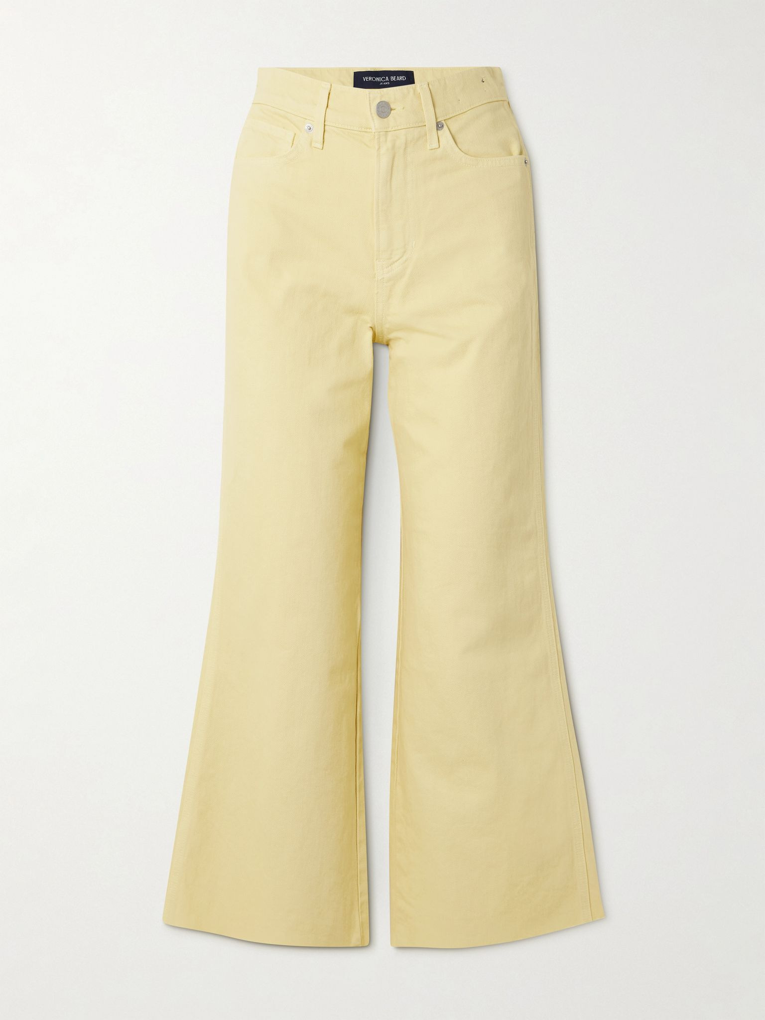Taylor high-rise flared jeans Yellow - 1