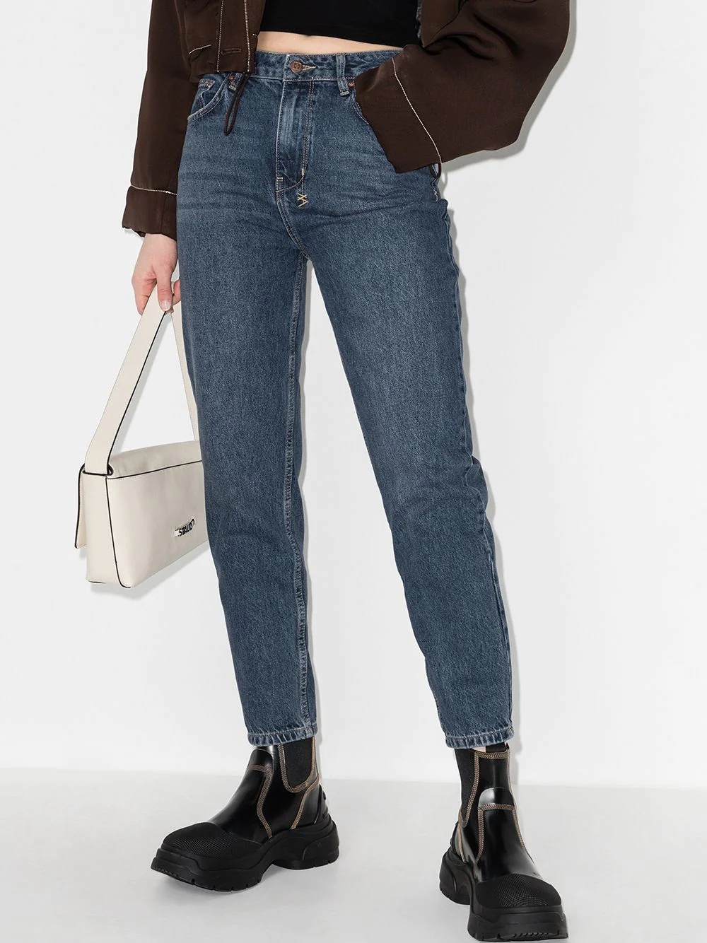 Pointed tapered leg jeans - 3
