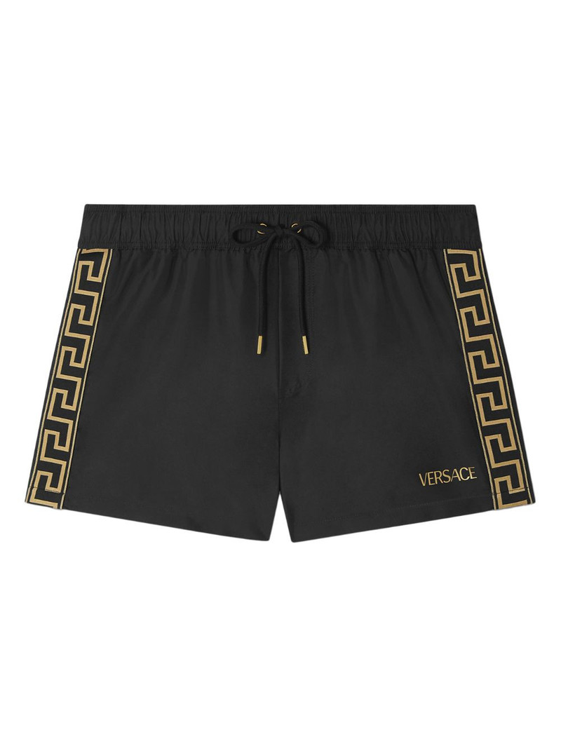 Greca drawstring swim shorts 1