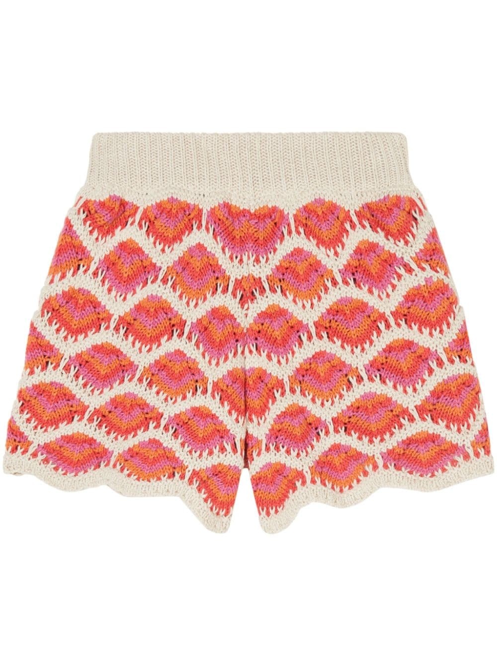 Hawa Mahal crochet-knit shorts - 1