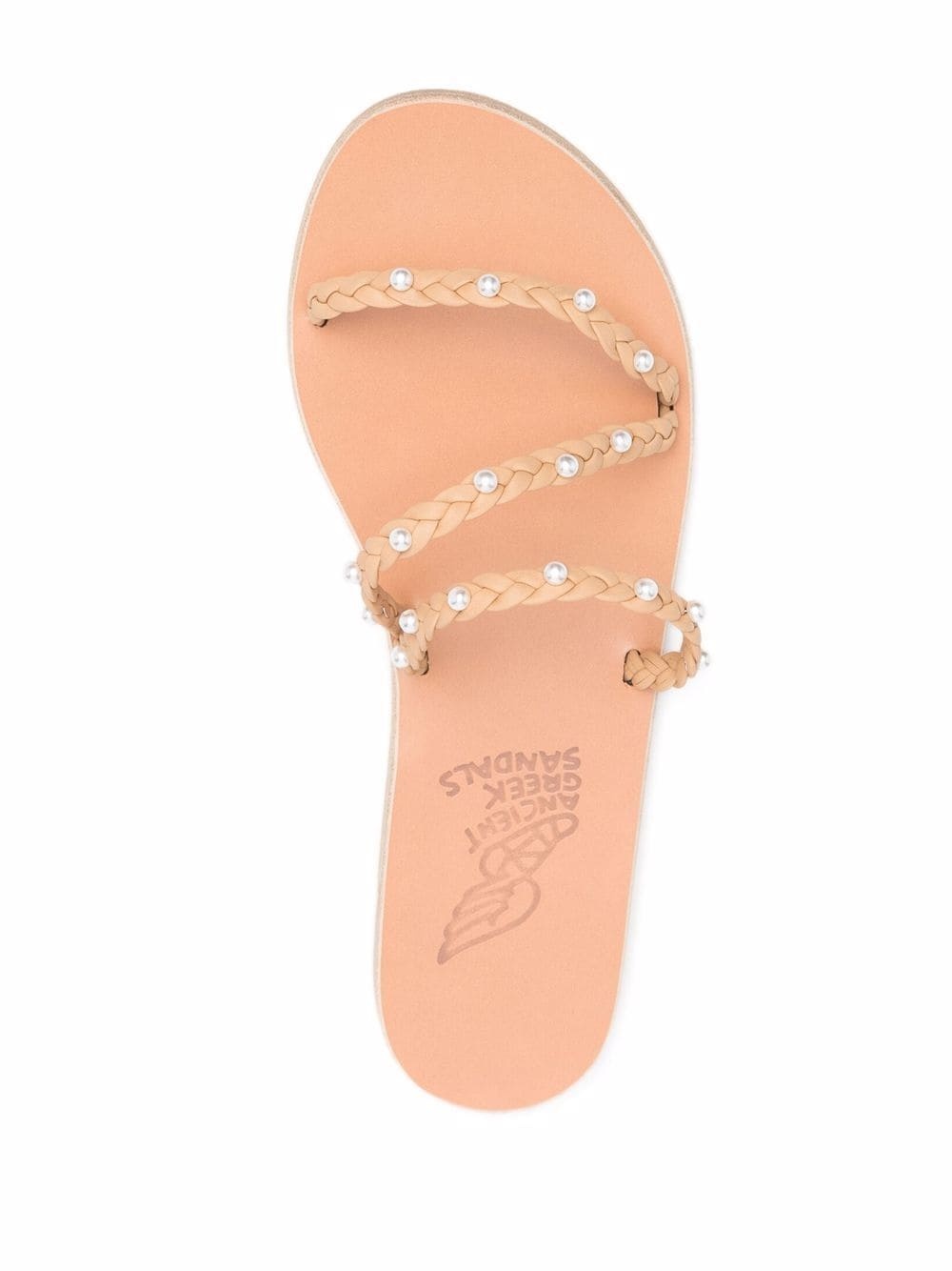 Ekaterini pearl leather sandals - 4