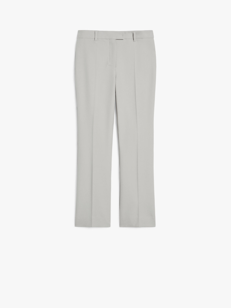 FATINA Slim-fit stretch cotton and viscose trousers - 1