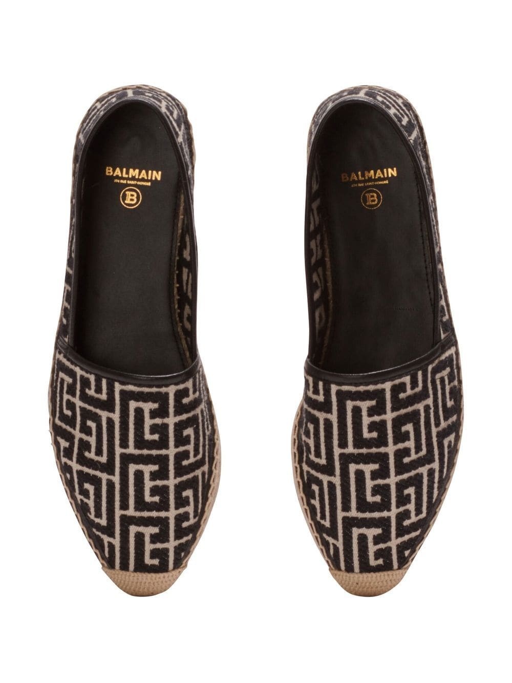 monogram platform espadrilles - 4