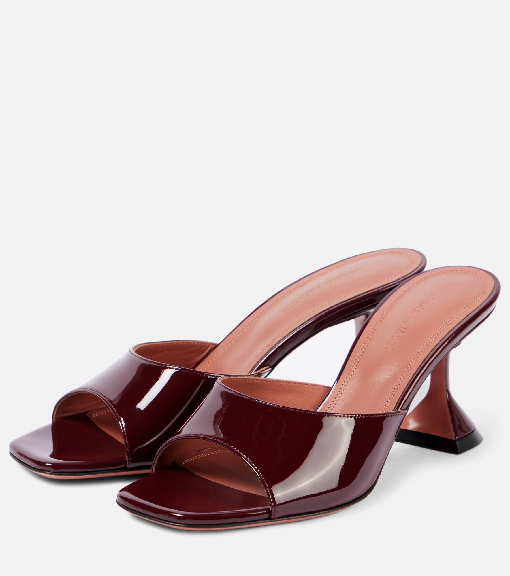 Lupita 70 patent leather mules - 4