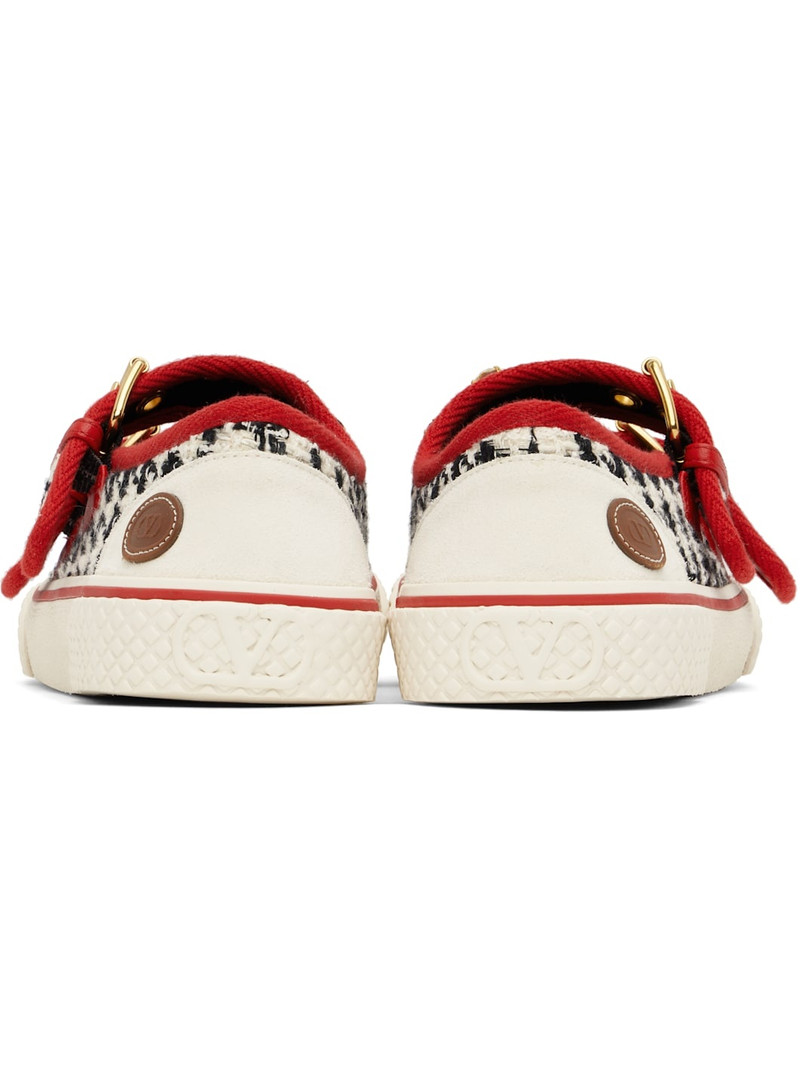 Off-White & Black Dollyboard Sneakers 2