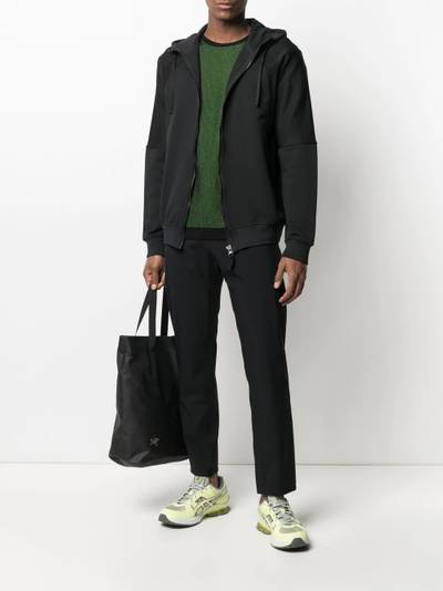 Stone Island Shadow Project panelled zip-up hoodie outlook